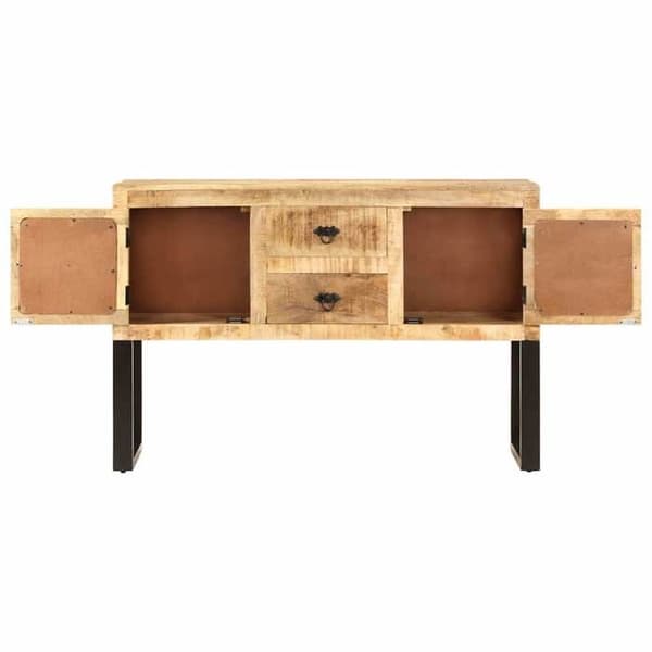 Maison Exclusive - Buffet 110x30x74 cm Raaka mangopuu