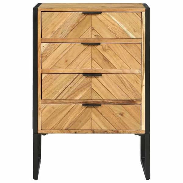 Maison Exclusive - Buffé 50 x 35 x 75 cm Massivt akaciaträ brun