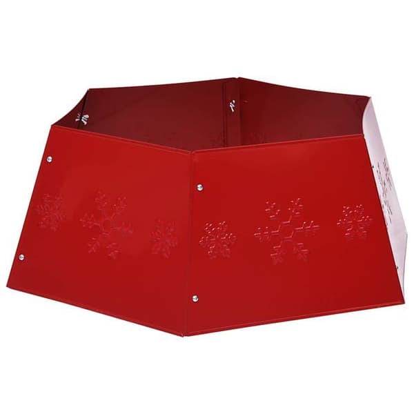 Maison Exclusive - Röd julgran kjol Ø68x25 cm