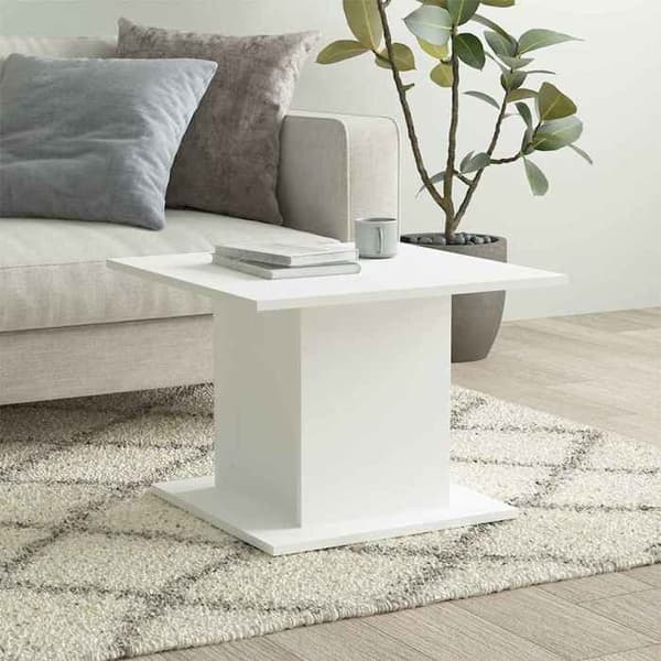 Bord - EKSKLUSIV HUS - 55,5x55,5x40 cm - Hvid - Firkantet - Spånplade Vit