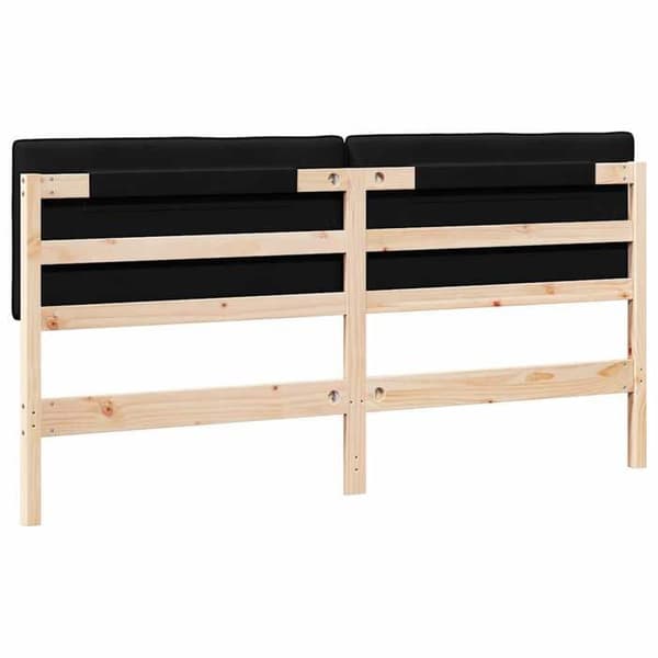 Hovedgærde - EKSKLUSIV HUS - Rektangulær - Massiv fyr - 200 cm - Brun/Sort Brun och Svart