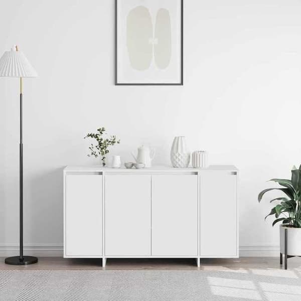 Maison Exclusive - Buffé Vit 135 x 41 x 75 cm Ingenjörsträ Vit