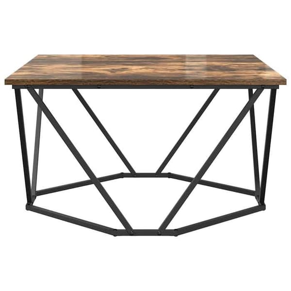 Maison Exclusive - Sofabord Røget eg 80 x 80 x 45 cm Rökt ek
