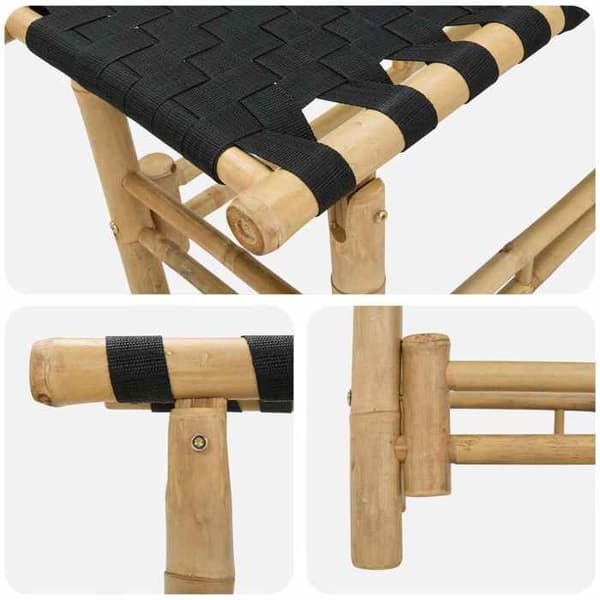 Maison Exclusive - Bänk för trädgård 80 x 38 x 40 cm Naturlig bambu Rektangulär