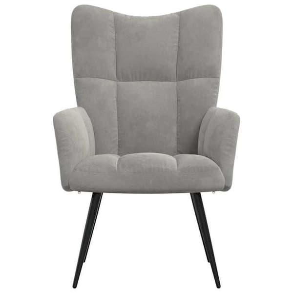 Maison Exclusive - Relax stol Lys grå Velour