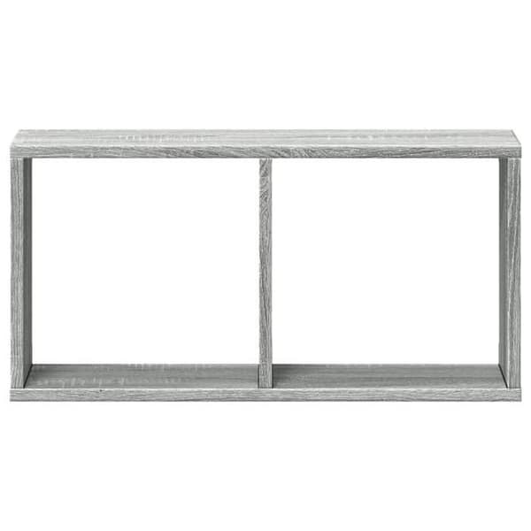 Maison Exclusive - Väggskåp 60x16x30 cm sonoma grå ingenjörsträ