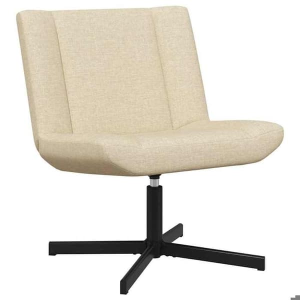 Maison Exclusive - Snurrstol Crème 63 x 75 x 76 cm tyg