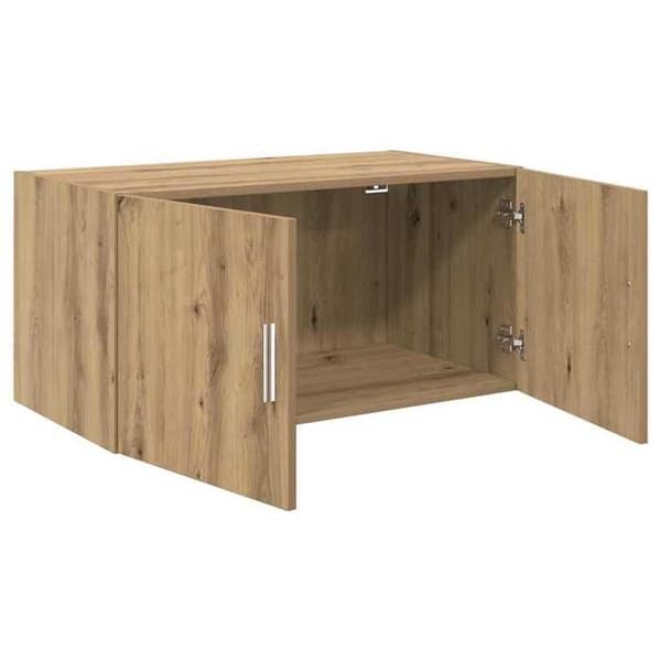 Maison Exclusive - Håndlavet vægmonteret møbel i egetræ 80 x 42,5 x 40 cm Ek / rustikt trä