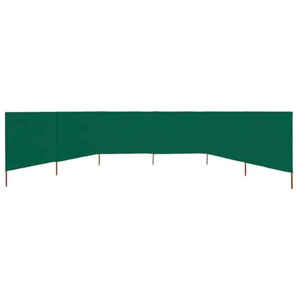 Maison Exclusive - Skärm 6 paneler Tyg 800 x 160 cm Grön Grön