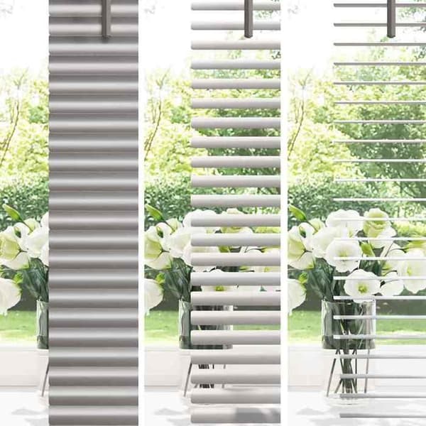 Venezia butik - EKSKLUSIV HUS - 220 x 85 cm - Aluminium 25 mm - Sølv - Indendørs montering Silver