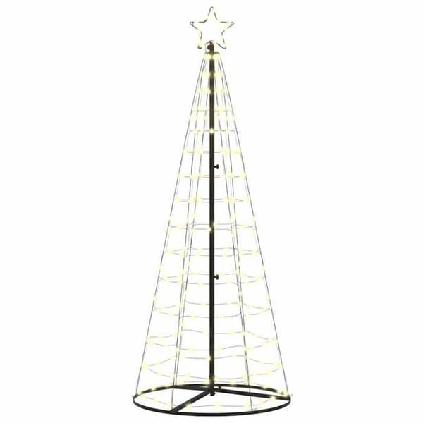 Maison Exclusive - LED-julgran EKENAS 250 cm 390 LED Varmvit Stål Vit varm