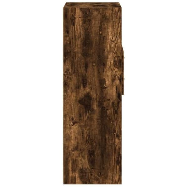 Maison Exclusive - Buffé hög ekrökt 45x42,5x124 cm ingenjörsträ