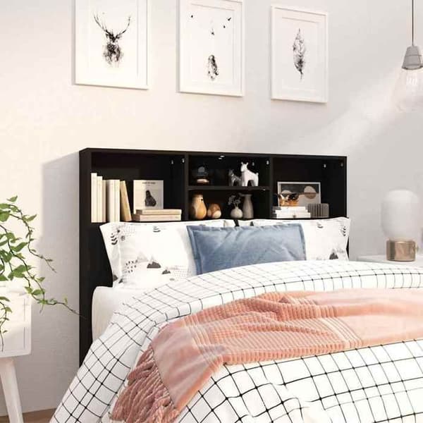 Maison Exclusive - Hovedgærde Skab Sort 120x19x103,5 cm Svart