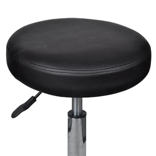 Kontorstol - Eksklusivt Hjem - Sort - Justerbar 64–84 cm - Base Ø52 cm Svart