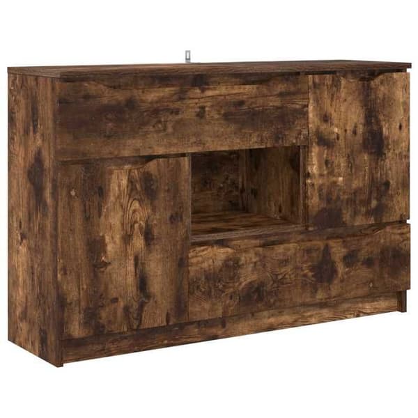 Maison Exclusive - Buffé Ek rökig 100 x 30 x 65,6 Ingenjörsträ