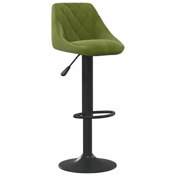 Maison Exclusive - Barstolar set om 2 ljusgrön sammet