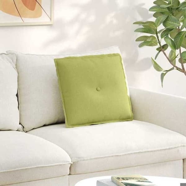 Maison Exclusive - Lys grøn rygpude 50 x 19 x 45 cm stof