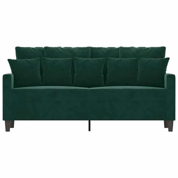 Maison Exclusive - Tumma vihreä 2-paikkainen sohva 140 cm Sametti