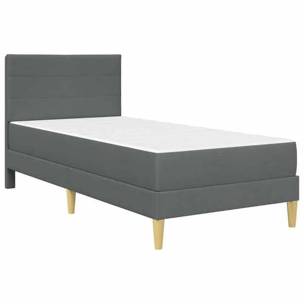 Sängram - EXKLUSIV HEM - Maison Exclusive - 100 x 200 cm - Mörkgrå - Lamellram Mörkgrå