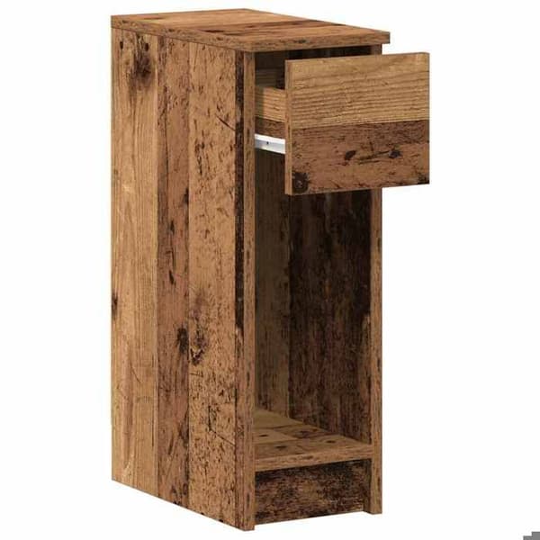 Maison Exclusive - Yöpöydät laatikolla 2 kpl vanha puu 20x36x60 cm