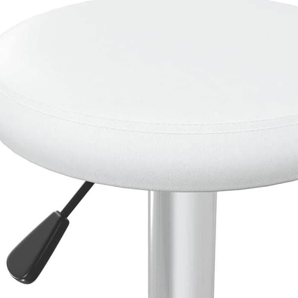 Maison Exclusive - Barstolar set om 2 Vit Konstläder