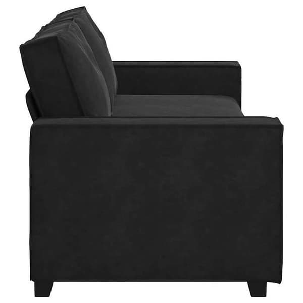 Maison Exclusive - Soffa 3-sits Svart 220x78x84 cm Sammet