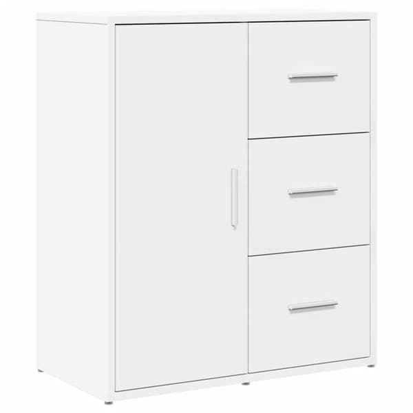Maison Exclusive - Hvidt buffet 60x31x70 cm ingeniørtræ