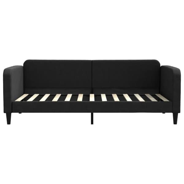 Maison Exclusive - Sengebund uden madras sort 90x200 cm stof
