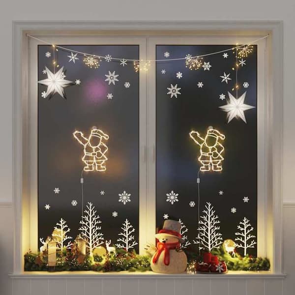 Maison Exclusive - Julbelysning julgranssilhuett 2 st 35 LED