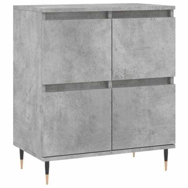 Maison Exclusive - Buffé Grå betong 60x35x70 cm Ingenjörsträ