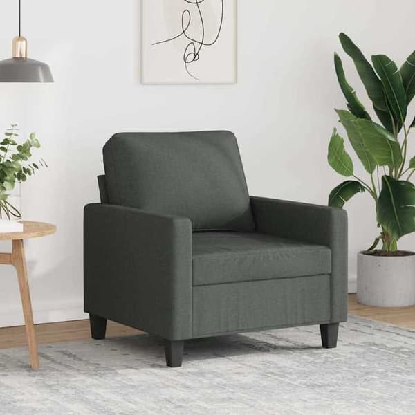 Maison Exclusive - Mørkegrå Stol 60 cm Stof