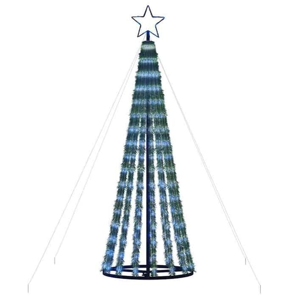 Maison Exclusive - LED-julgran 275 LED blå 180 cm Blå