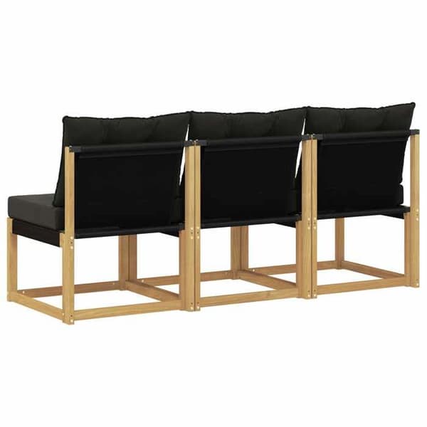 Maison Exclusive - 3 stk. Sofa til udendørs brug Hvid Vit