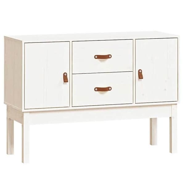 Maison Exclusive - Buffé Vit 110x40x78 cm Massivt furu Vit