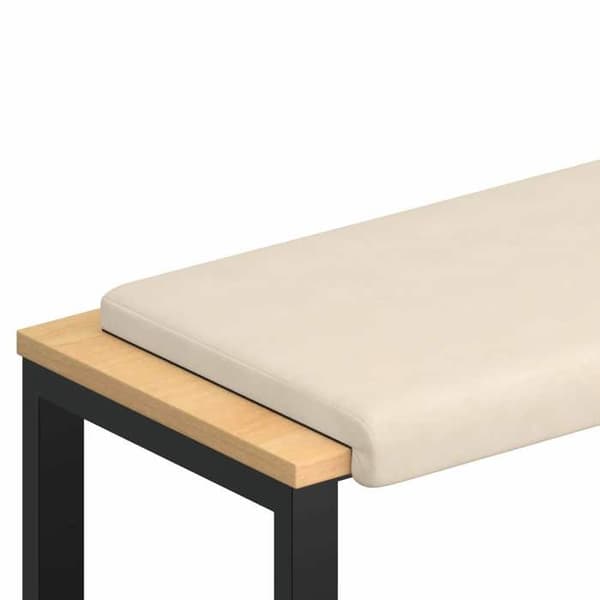 Maison Exclusive - Microfiber Bænkepude Beige Dybde 35 cm