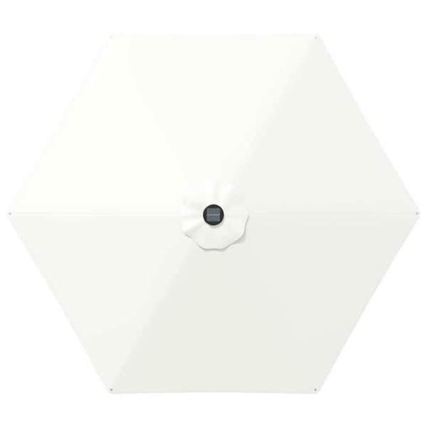 Maison Exclusive - Haveparasol med LED-lys og base 300 x 300 cm
