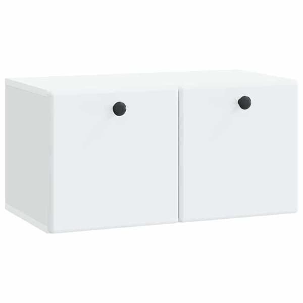 Maison Exclusive - Väggmonterad TV-möbel 59,5 x 31 x 30 cm Vit Ingenjörsträ Vit
