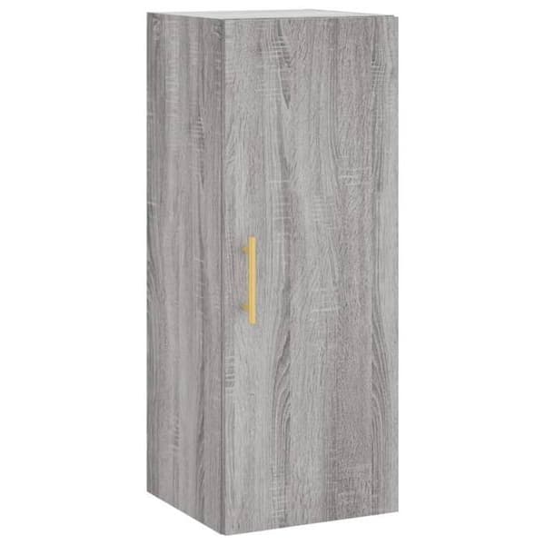 Maison Exclusive - Väggskåp sonoma grå 34,5x34x90 cm