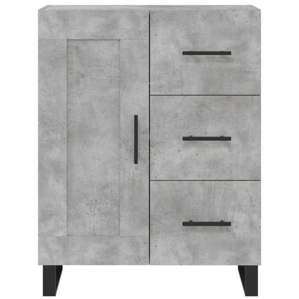 Maison Exclusive - Buffé grå betong 69,5x34x90 cm ingenjörsträ