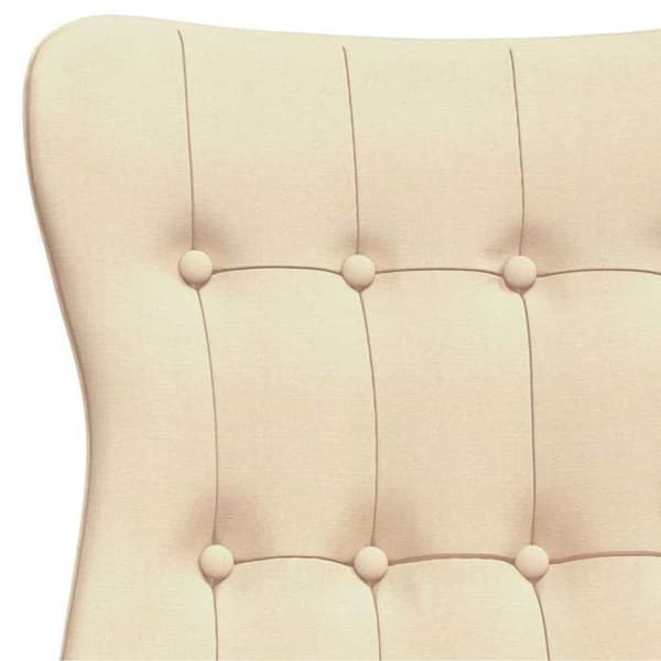 Maison Exclusive - Afslapningsstol Creme Stof