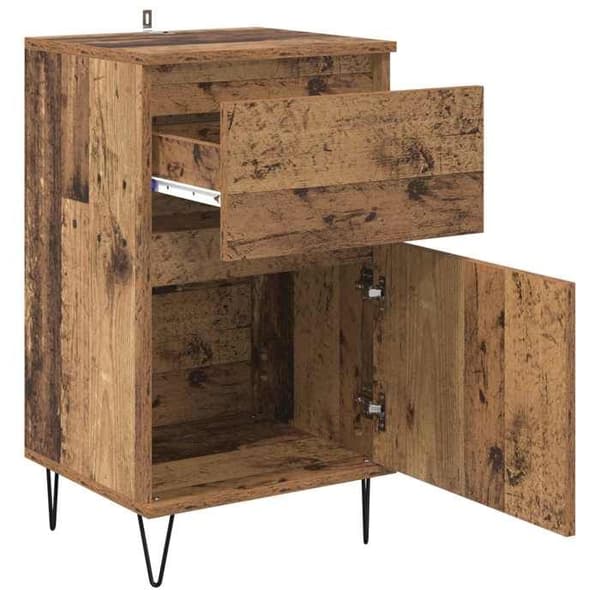 Maison Exclusive - Buffé i gammalt trä 35 x 40 x 70 cm Ingenjörsträ