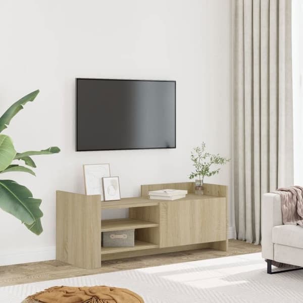 Maison Exclusive - TV-möbel Ek sonoma 100x35x40 cm Ingenjörsträ