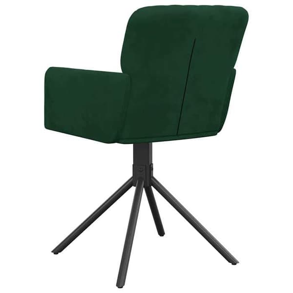 Maison Exclusive - Snurrande matstolar set om 2 Mörkgrön Sammet
