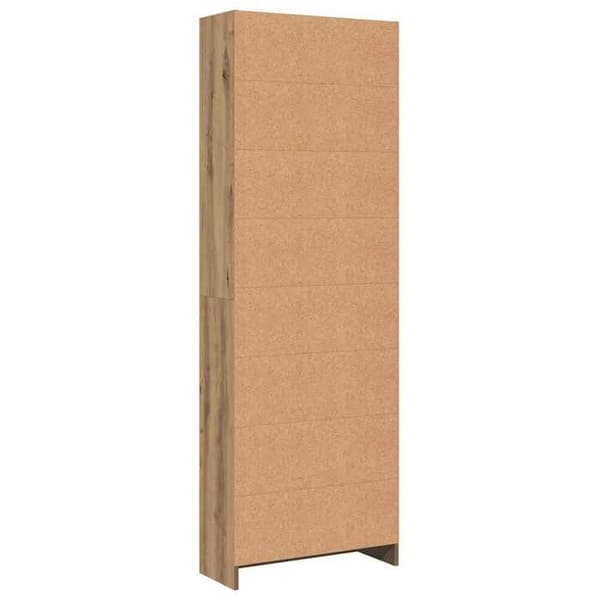 Maison Exclusive - Bibliotek Egetræ Artisian 60x24x176 cm Ingeniørtræ