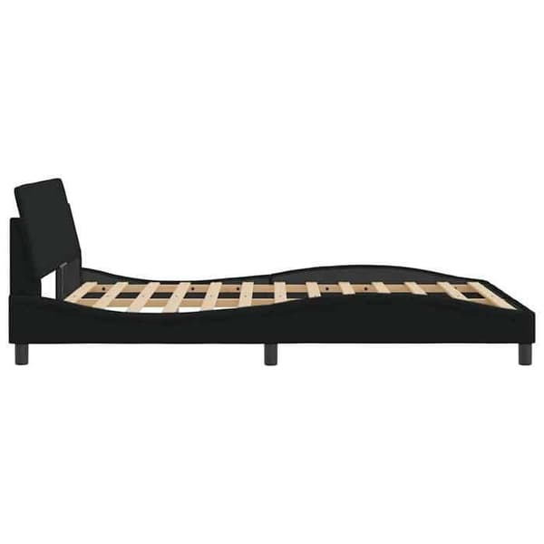 Maison Exclusive - Dover sort sengestel 140x200 cm stof Svart
