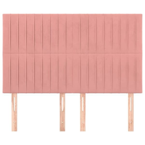 Maison Exclusive - Hovedgærde Rose 144x5x118/128 cm Velour Ros
