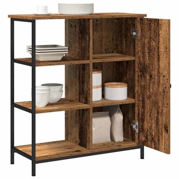 Buffé - EXKLUSIVT HEM - 70 x 30 x 80 cm - Ingenjörsträ & metall - Nutida - Förenklad montering