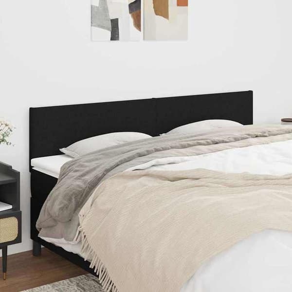 Maison Exclusive - Hovedgærder Sort 180x5x78/88 cm Stof