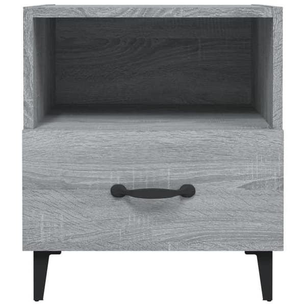 Maison Exclusive - Natborde 2 stk Sonoma grå Ingeniørtræ Sonoma grå