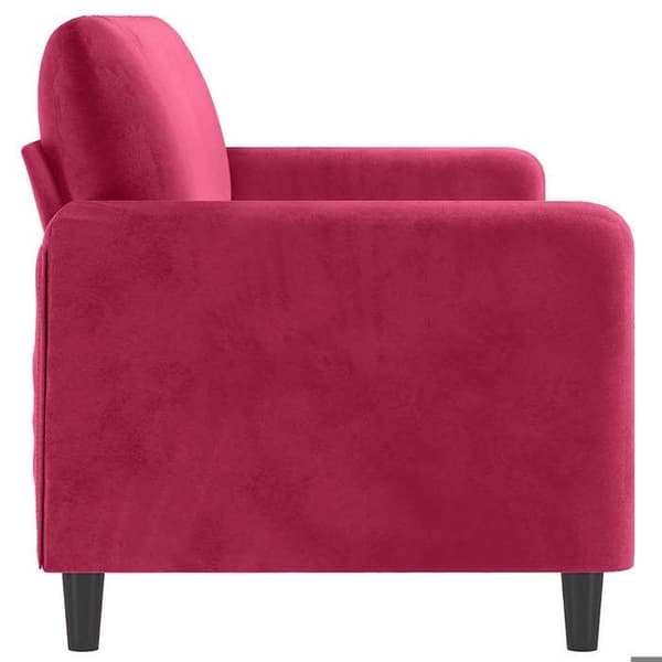 Maison Exclusive - 3-paikkainen sohva Bordeaux-punainen 180 cm Sametti
